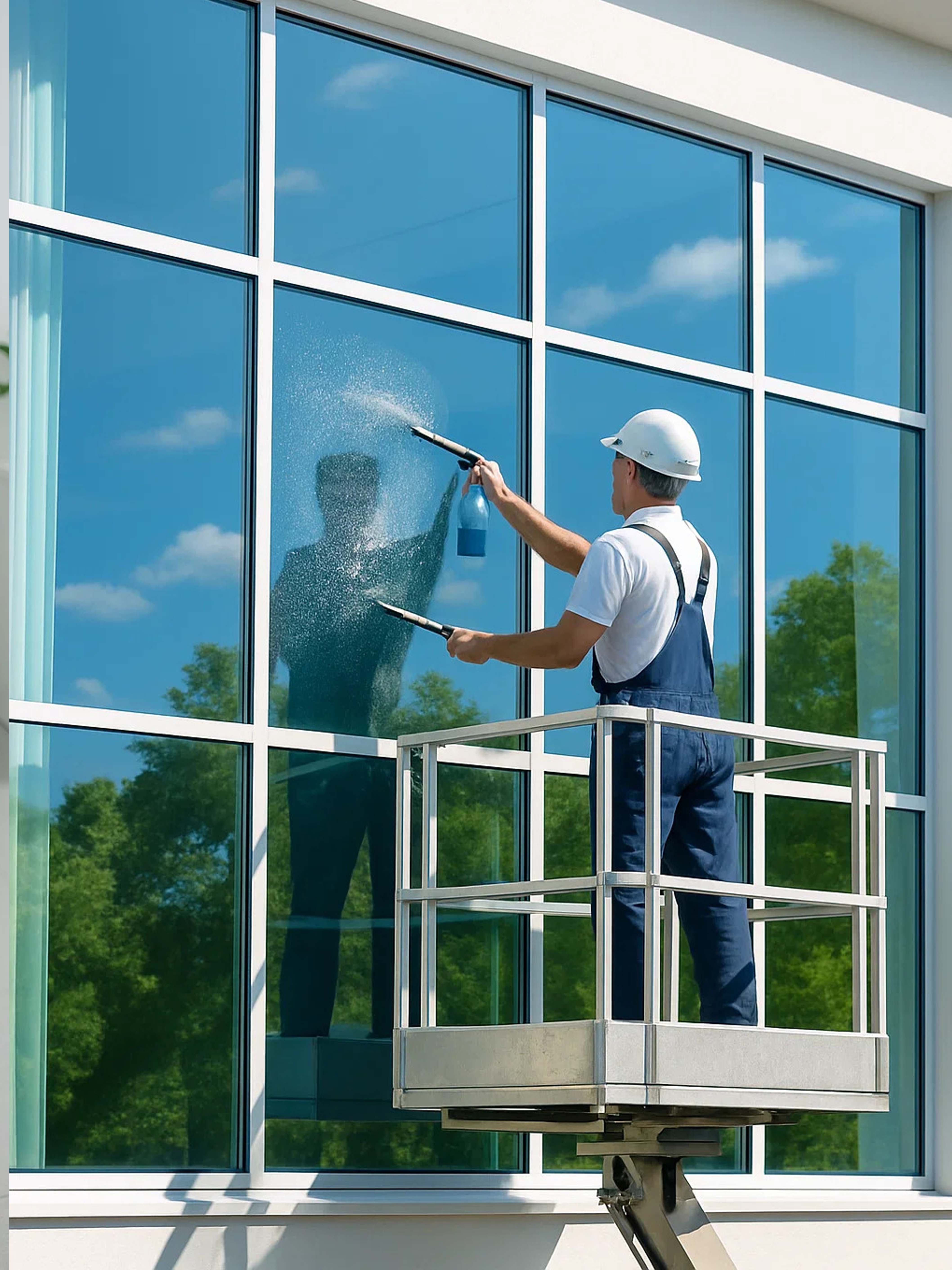 Glas- und Fensterreinigung